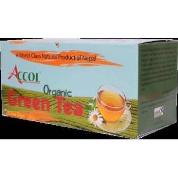 ACCOL Organic Green Tea-140 Bags,Original,Imported From Nepal,